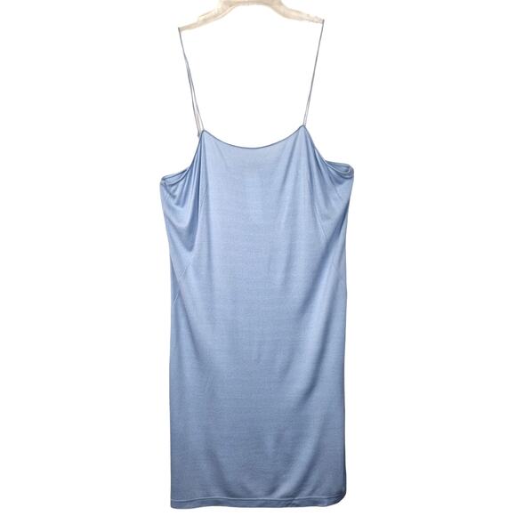 Akris Baby Pastel Powder Blue Slip Dress - Picture 1 of 6